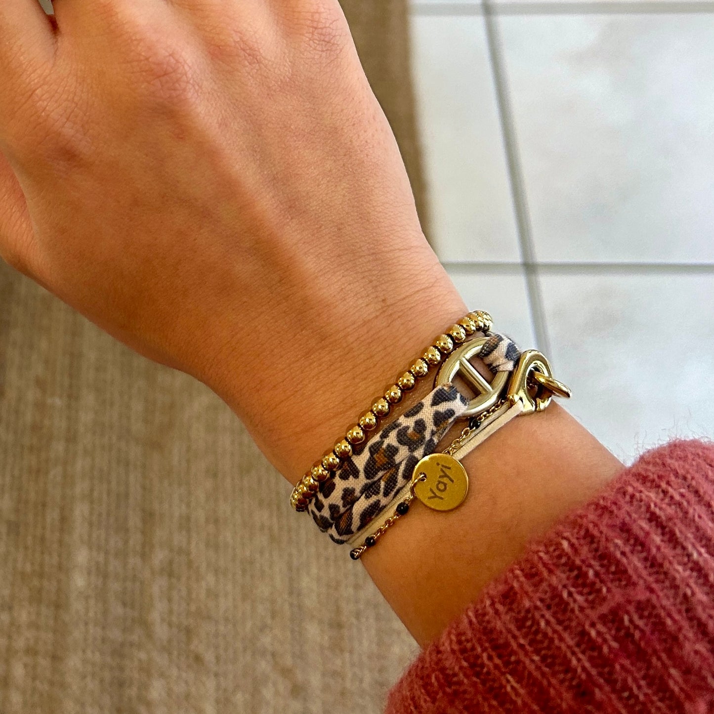 Leopardo | Bracelet en Acier Inoxydable