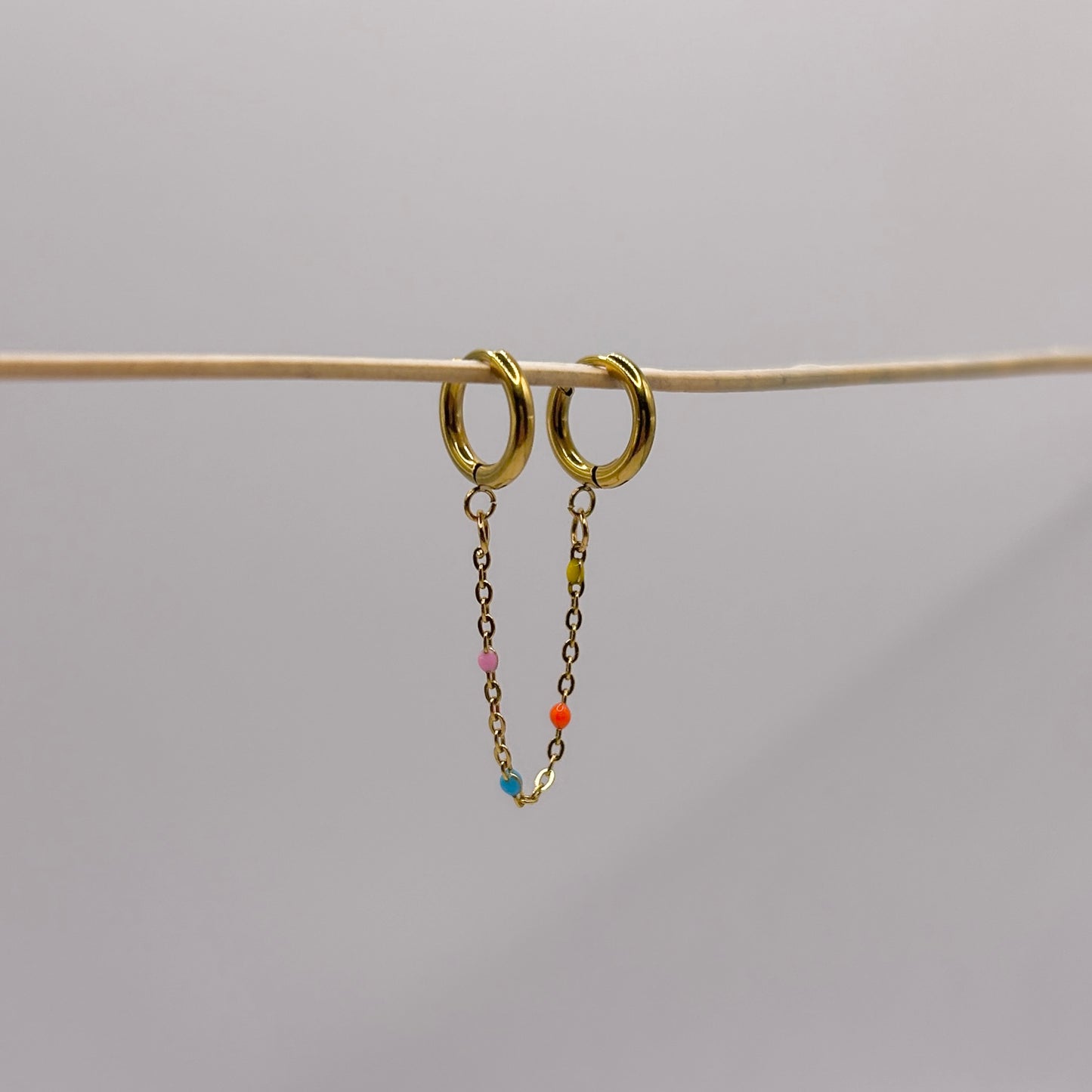 Pearl multicolore | Monoboucle en Acier Inoxydable