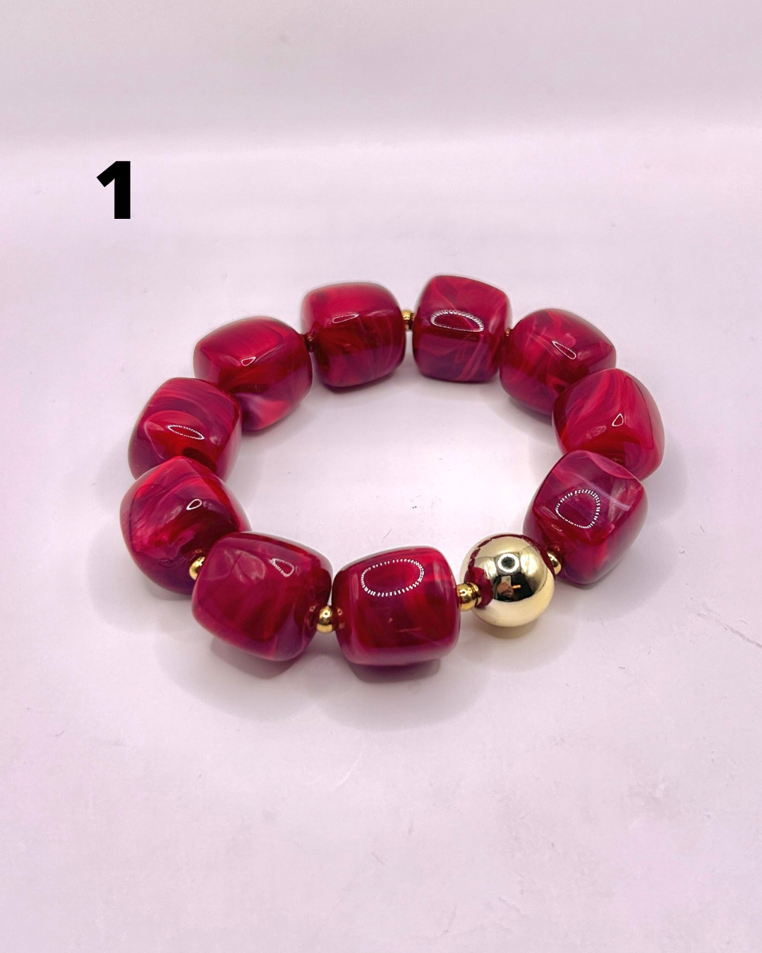 Perli | Bracelet en résine et Acier Inoxydable