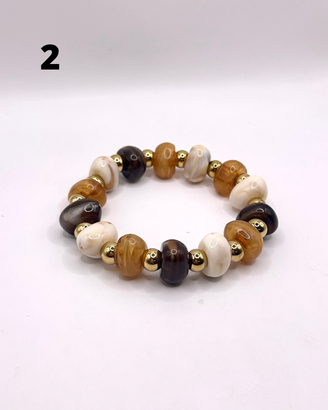 Perli | Bracelet en résine et Acier Inoxydable