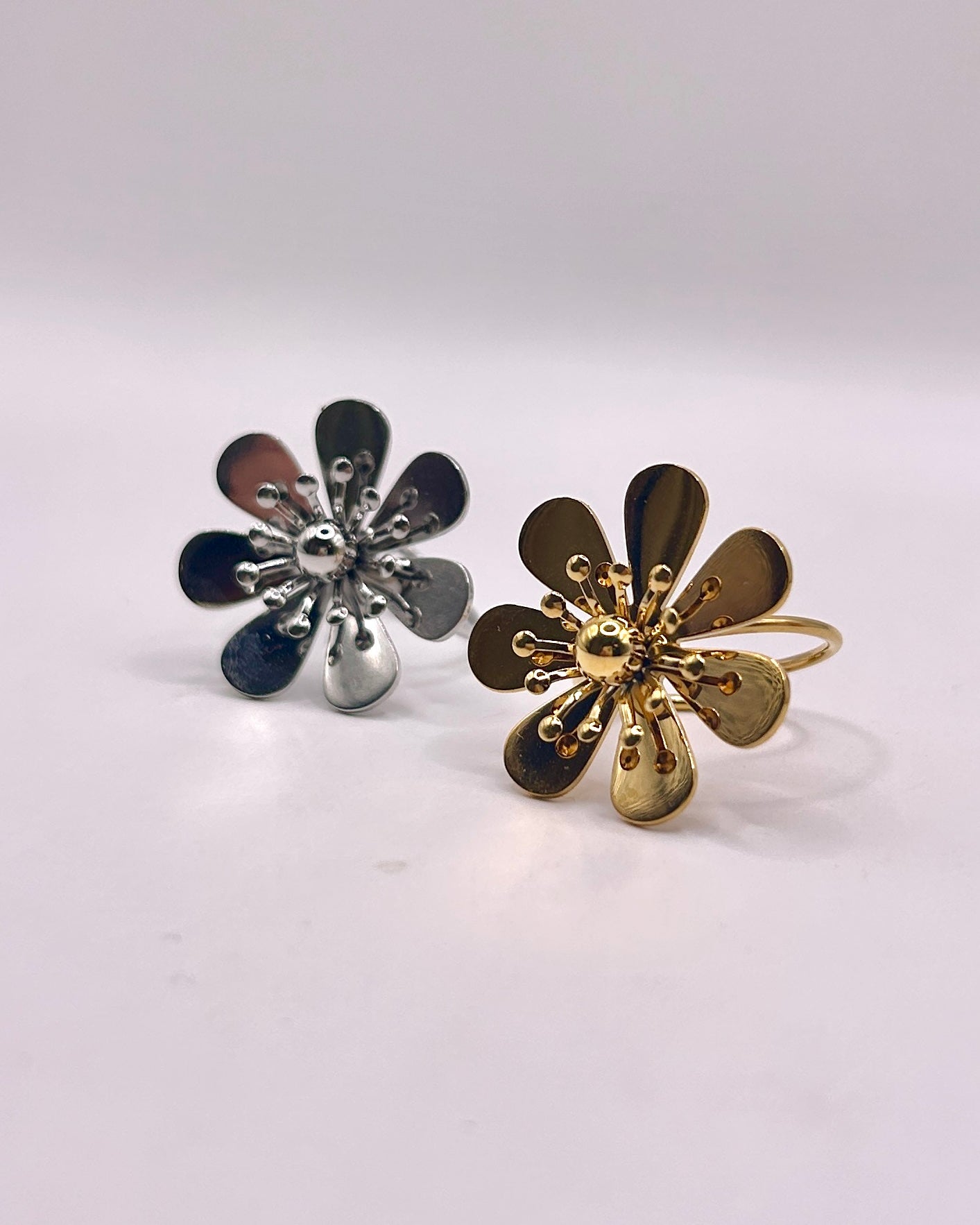 Fleura | Bague en Acier Inoxydable