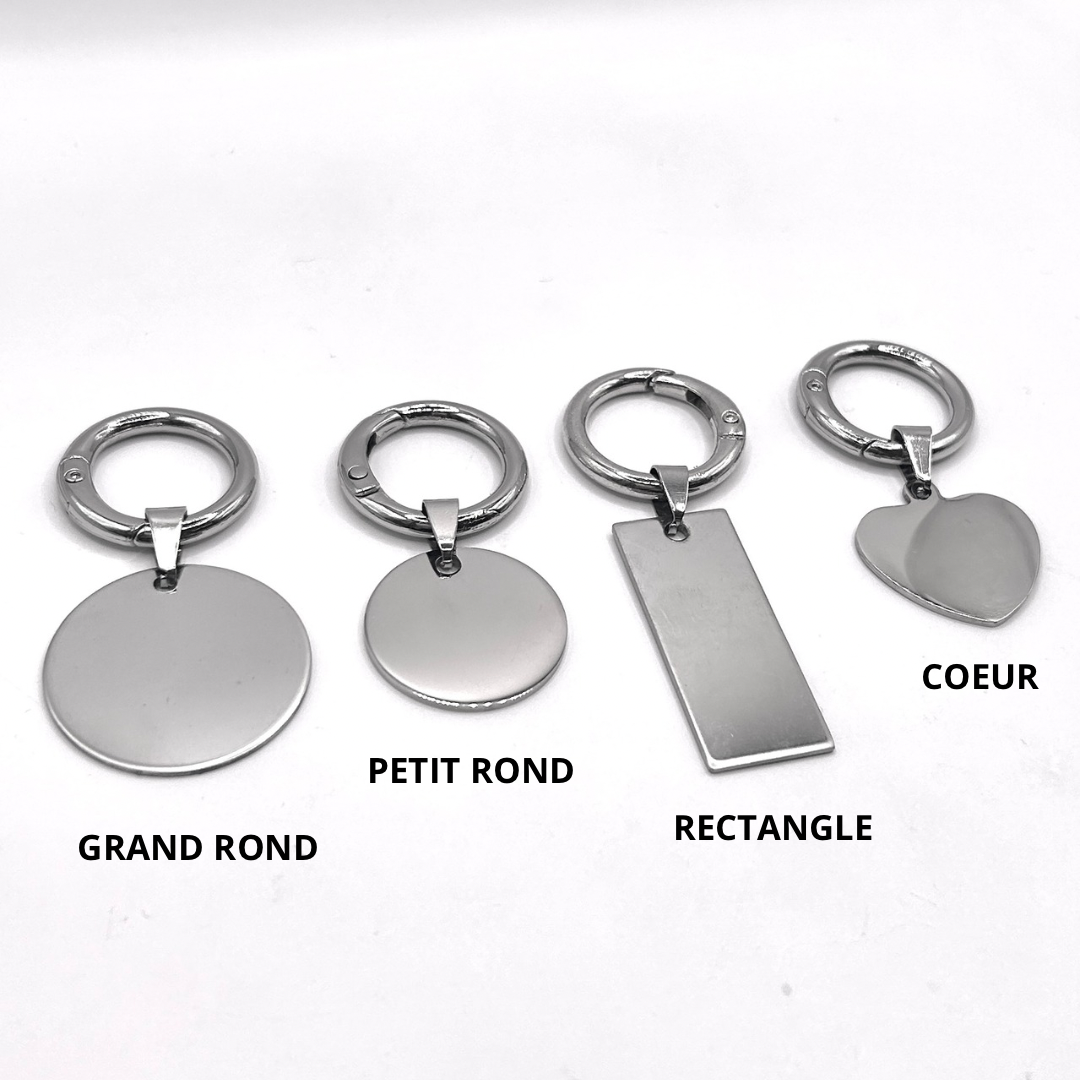 Porte-clés personnalisé | gravure
