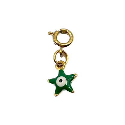 Étoile/œil vert | Charms