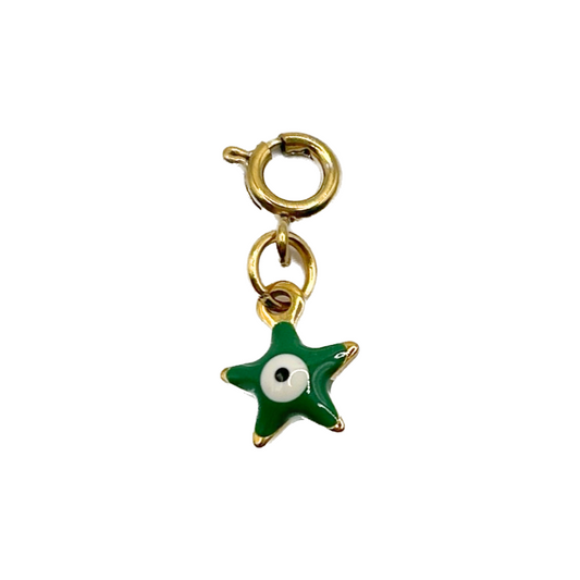 Étoile/œil vert | Charms