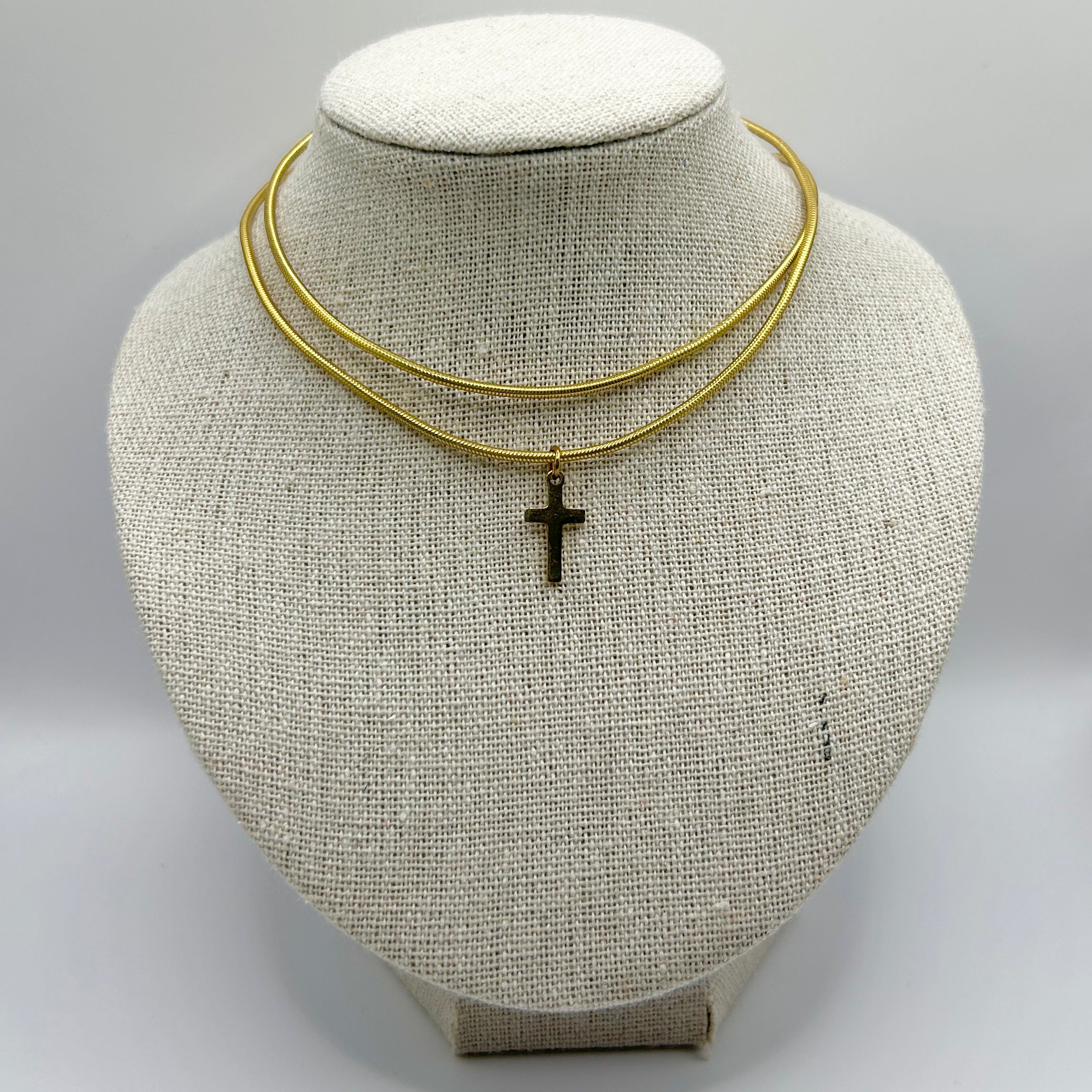 Poly double | Collier en Acier Inoxydable – Kosmina bijoux