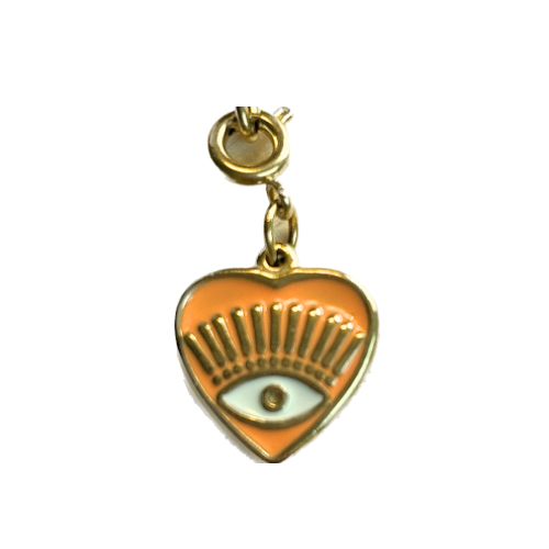 Coeur orange | Charms