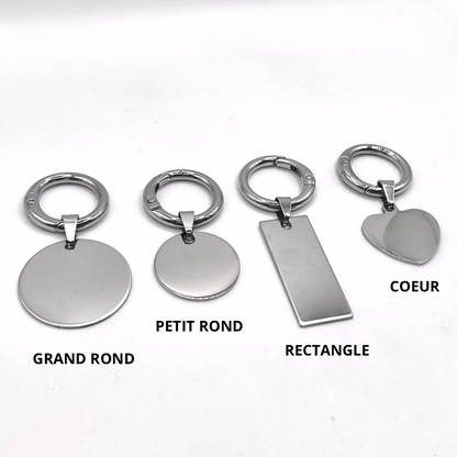 Porte-clés personnalisé | gravure