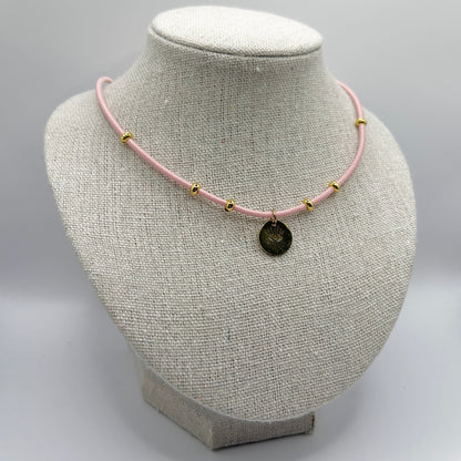 Chroma simple rose | Collier en Acier Inoxydable